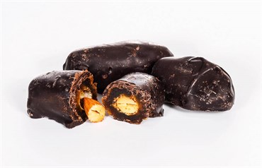 Bitter Çikolatalı Bademli Hurma 400 g